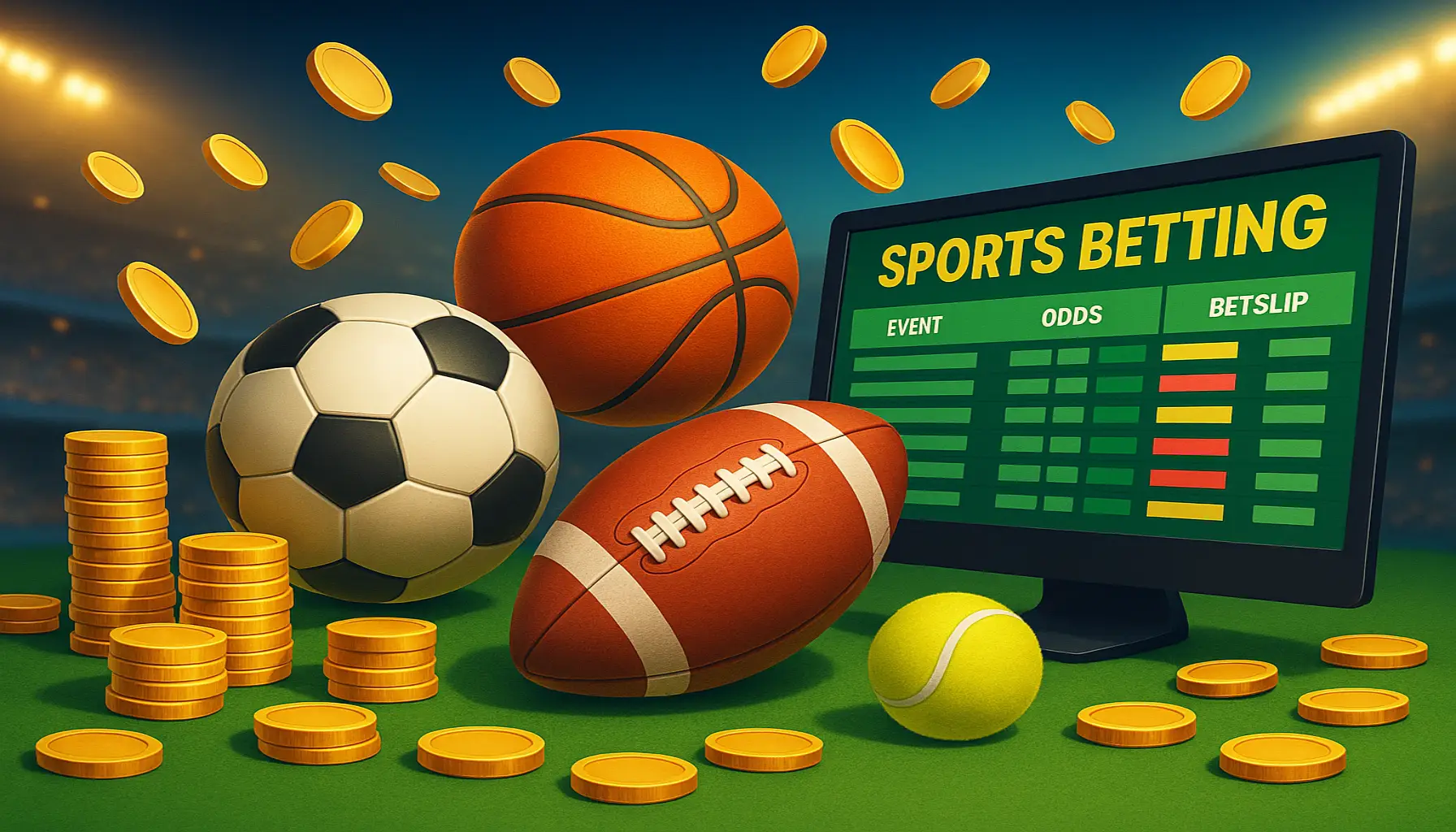 Apostas esportivas no cassino online ZZ777